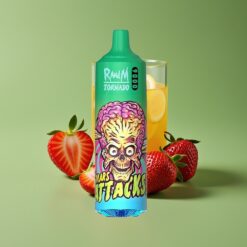 Aardbei Citroen Groothandel Belgium RandM Fumot Tornado 9000 Puffs Mesh Coil