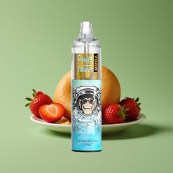 Aardbei Donut Groothandel Belgium RandM Fumot 7000 Puffs Mesh Coil