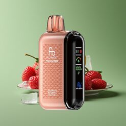 Aardbei Framboos Kers IJs Groothandel Belgium Fumot Tornado 20000 Puffs Dual Mesh Coil