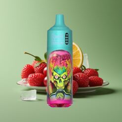 Aardbei Framboos Kers IJs Groothandel Belgium RandM Fumot Tornado 9000 Puffs Mesh Coil