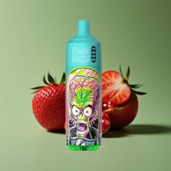 Aardbei Granaatappel Groothandel Belgium RandM Fumot Tornado 9000 Puffs Mesh Coil