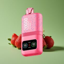 Aardbei IJs Groothandel Belgium Aivono Aim Magic 20000 Puffs LCD display