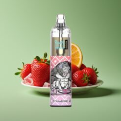 Aardbei IJs Groothandel Belgium RandM Fumot Tornado 7000 Puffs RGB Licht