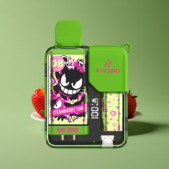 Aardbei Kiwi Groothandel Belgium Aivono Aim Tank 9500 Puffs 18ml