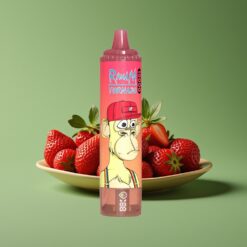 Aardbei Rode Stier Groothandel Belgium RandM Fumot Tornado 15000 Puffs Mesh Coil