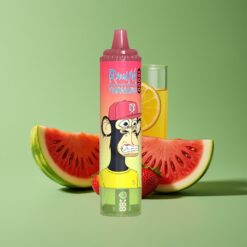 Aardbei Watermeloen Limonade Groothandel Belgium RandM Fumot Tornado 15000 Puffs Mesh Coil