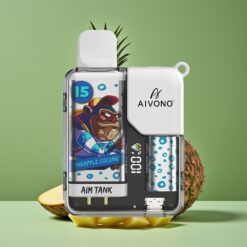 Ananas Kokos Groothandel Belgium Aivono Aim Tank 9500 Puffs 18ml