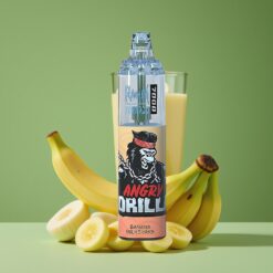 Banaan Milkshake Groothandel Belgium RandM Fumot Tornado 7000 Puffs Mesh Coil