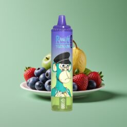 Blauwe Bes Bubblegum Groothandel Belgium RandM Fumot Tornado 15000 Puffs Mesh Coil