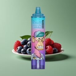 Blauwe Bes Framboos Groothandel Belgie RandM Fumot Tornado 15000 Puffs LCD