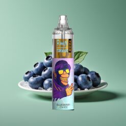 Blauwe Bes Op IJs Groothandel Belgium RandM Fumot Tornado 7000 Puffs Mesh Coil