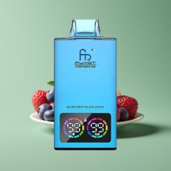 Blauwe Bubbelgum Groothandel Belgium Fumot Tornado 35000 Puffen Dual Mesh Coil