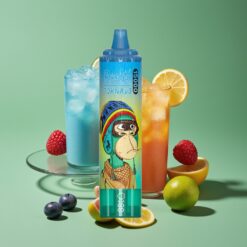 Blauwe Framboos Limonade Groothandel Belgium RandM Fumot Tornado 15000 Puffs Mesh Coil