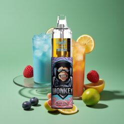 Blauwe Framboos Limonade Groothandel Belgium RandM Fumot Tornado 7000 Puffs Mesh Coil