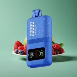 Blauwe Razz IJs Groothandel Belgium Aivono Aim Magic 20000 Puffs Dual Mesh Coils