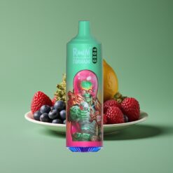 Blauwe Razz Kush Groothandel Belgium RandM Fumot Tornado 9000 Puffs Mesh Coil