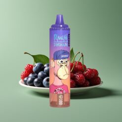 Bosbes Kers Veenbes Groothandel Belgium RandM Fumot Tornado 15000 Puffs LCD