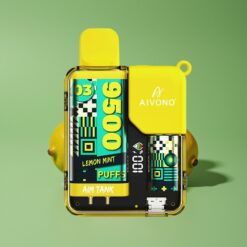 Citroen Munt Groothandel Belgium Aivono Aim Tank 9500 Puffs LCD Display