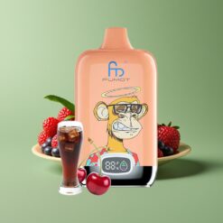 Gemengde Bessen Groothandel Belgium Fumot Tornado Digital Box 12000 Puffs Digitale Box Mesh Coil