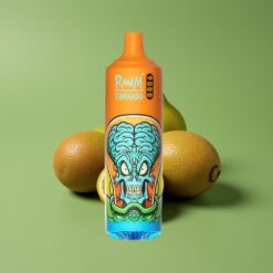 Kiwi Passievrucht Guava Groothandel Belgium RandM Fumot Tornado 9000 Puffs Mesh Coil