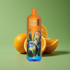 Oranje Soda Groothandel Belgium RandM Fumot Tornado 9000 Puffs Mesh Coil