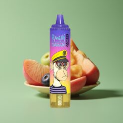 Perzik Bosbes Snoep Groothandel Belgium RandM Fumot Tornado 15000 Puffs 25ml Mesh Coil