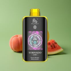 Perzik Mango Watermeloen Groothandel Belgium Fumot Tornado 25000 Puffs 20ml Pre-filled E-liquid