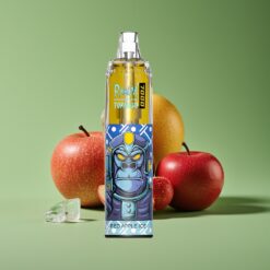 Rode Appel IJs Groothandel Belgium RandM Fumot Tornado 7000 Puffs Mesh Coil