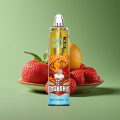 Rode Energie IJs Groothandel Belgium RandM Fumot Tornado 7000 Puffs Mesh Coil