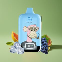 Roze Citroen Groothandel Belgium Fumot Tornado Digital Box 12000 Puffs MTL Draw Mesh Coil