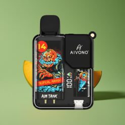 Tropische Mango Groothandel Belgium Aivono Aim Tank 9500 Puffs LCD Display