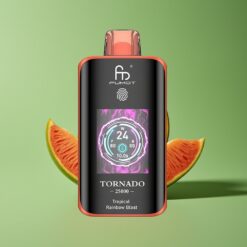Tropische Regenboog Blast Groothandel Belgium Fumot Tornado 25000 Puffs 20ml Pre-filled E-liquid