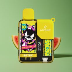 Watermeloen Bubblegum Groothandel Belgium Aivono Aim-Tank 9500 Puffs LCD Display