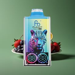 Zwarte Draak IJs Groothandel Belgium Fumot Leopard 40K Puffs Dual Mesh