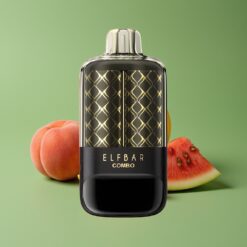 Groothandel Belgium ELF BAR COMBO 25000 Puffs Wegwerp Vape Perzik Mango & Watermeloen Dual Airflow Systeem
