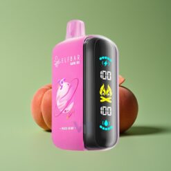 Groothandel Belgium ELF BAR RAYA D3 25000 Puffs Perzik Bes Wegwerp Vape Groot Scherm