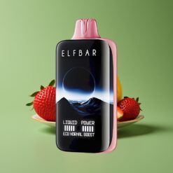 Groothandel Belgium Elf Bar MoonNight 40000 Puffs Wegwerp Vape Aardbei Mango USB-C Oplaadbaar