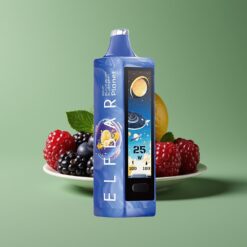 Groothandel Belgium Elf Bar Planet 25000 Puffs Wegwerp Vape Zure Braam Bosbes Mesh