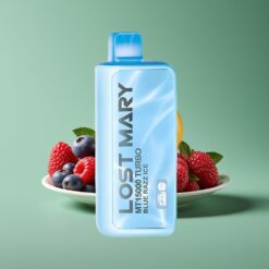 Groothandel Belgium Lost Mary MT15000 TURBO Dual Mesh Coil 15000 puffs Blauwe Framboos IJs NORMAL EDITION 5%
